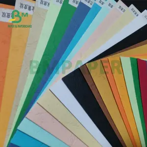 180gsm 230gsm Não Revestido Em Relevo Cor Board Texturizado Papel Capa Para Ligação