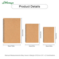 Carnets à spirales A5 en kraft écologique personnalisables avec logo, 100 feuilles, plusieurs couleurs, pour étudiants, vente en gros