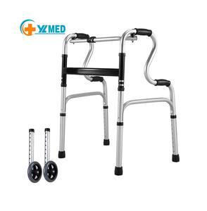 Déambulateur pliant 3-en-1 pour la rééducation médicale, avec fonction de marche debout assistée, adapté aux espaces étroits, pour personnes âgées jusqu'à 200 kg - Product Image 1