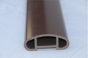 Main courante en bois WPC noir pour escaliers 120mm*50mm - Product Image 4