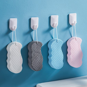 Esponja exfoliante para baño, limpieza corporal, eliminación de piel muerta, masajeador, cepillo de limpieza para ducha, esponja exfoliante, esponja mágica - Product Image 1