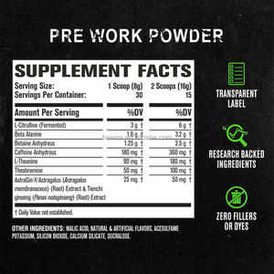 טהור אבקת monohydrate טהור עבור מבוגרים אנרגיה לחיזוק תוספת ויטמין עבור טרום אימון שריר בניין בטוח עבור בהריון - Product Image 2