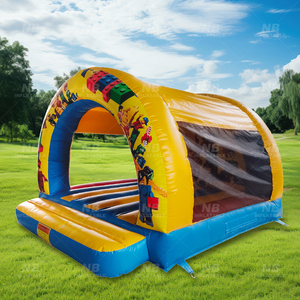 Château gonflable commercial extérieur en PVC pour enfants, imperméable, idéal pour la location et les fêtes - Product Image 3