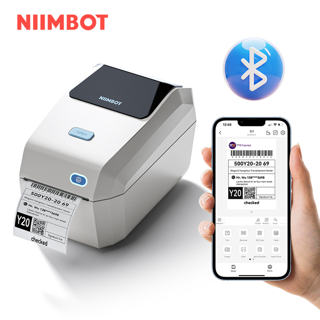 Niimbot K3 Multi-Function  Office Shipping Thermal Label Printer for Medical Patient Wristbands Hospital Use