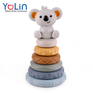 Jouets en silicone souple pour l'éducation précoce des bébés avec fonction de mastication répétée pour l'entraînement sensoriel des doigts de bain - Product Image 2