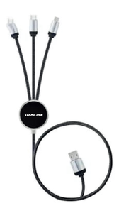 Porte-clés personnalisé avec logo, câble de charge USB 3 en 1, ports multifonctions, câble de charge 3 en 1, lumière LED lumineuse pour cadeau - Product Image 3