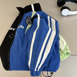 Manteau décontracté pour garçons Snidols 2026, style coréen, taille moyenne à grande, fermeture éclair, polyester, motif lettres mignonnes - Product Image 3