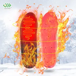 JOGHN USB scaldapiedi Pu scarpe sportive sottopiede telecomando Pad riscaldante per piedi tenere al caldo scarpe riscaldate elettricamente solette riscaldate