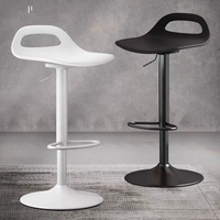Chaise de bar haute en polypropylène avec structure métallique, excellente qualité, prix de gros, pour salon de thé et bar