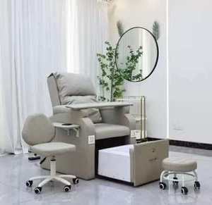 Sillón de Pedicura sin Tuberías con Tazón Integrado, Equipo de Spa para Uñas Reclinable, Sillas para Pies y Lavabo, Venta al por Mayor de Equipos de Pedicura Spa - Product Image 1