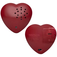 Module d'enregistrement sonore en forme de cœur pour jouets en peluche, enregistreur vocal DIY à insérer, logo et emballage personnalisés