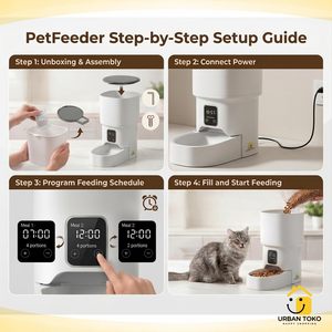 Elecpet Phone App Control Tuya Smart <b>Wifi</b> Advanced Auto Reminder Timed Cat Dog Food Dispenser Automatic Pet Feeder - Product Image 4