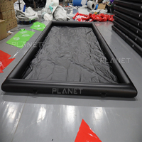 Tapis de lavage de voiture gonflable robuste portable en PVC pour garage