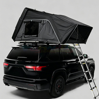 Fournisseur de tentes de toit pour voiture, tente de toit rigide pour le camping, tente de toit légère pour 4 personnes, protection UV, tente de toit pour voiture avec panneaux solaires