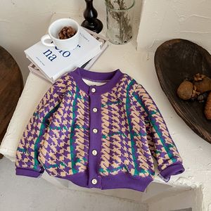 Suéteres para <span class=keywords><strong>niñas</strong></span> 2025 Otoño Invierno nueva chaqueta de punto para niños y <span class=keywords><strong>niñas</strong></span> cárdigan cálido para Bebés Ropa exterior gruesa - Product Image 6