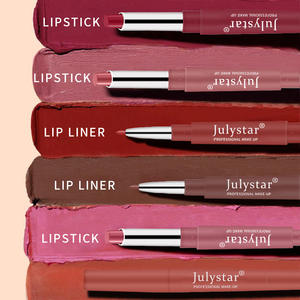 Julystar ลิปสติกเขียนขอบปาก2 in 1กันน้ำกันเหงื่อและสีสันสดใส - Product Image 3