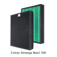 Filter Udara Pengganti Coway Airmega Max2 400/400S Honeycomb Activated Carbon dengan Daya USB untuk Mobil & Penggunaan Luar Ruangan