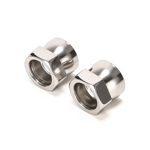 Tuerca hexagonal rota Ff M10 de acero pasivado métrico para aplicaciones de seguridad - Product Image 2