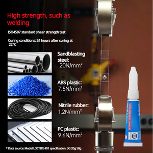 Venta directa del fabricante de <span class=keywords><strong>pegamento</strong></span> <span class=keywords><strong>Loctite</strong></span> 401 406 495 20g Adhesivo de <span class=keywords><strong>pegamento</strong></span> instantáneo súper fuerte de curado rápido <span class=keywords><strong>para</strong></span> <span class=keywords><strong>plástico</strong></span> y metal - Product Image 5