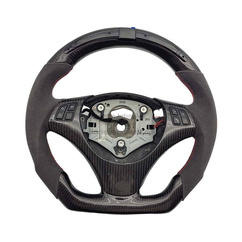 Carbon Trim+Alcantara+Led+M Stitching+Without  Hole