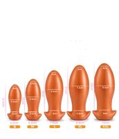 Set de Boules Anales et Vaginales Noir Or, Dilatateurs Anaux, Jouets d'Arrière-Cour, en Silicone Liquide, Forme Œuf, Très Grande Taille