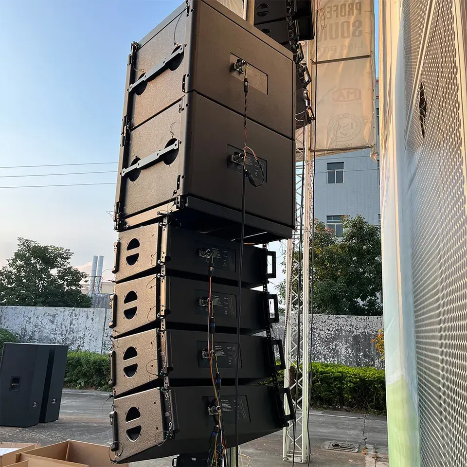 Hot Sale Full Range Passiv Leistungs starkes Long Throw Voice Line Array Lautsprecher-Soundsystem für Indoor Outdoor DJ Event