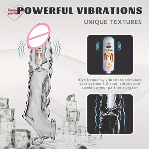 Nueva Funda para Pene con Púas de Cristal para Hombre, Alargada y Engrosada, con Vibración, Productos Sexuales para Adultos, Productos Masculinos - Product Image 3