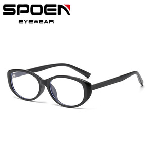 Spoen กรอบแว่นตาผีเสื้อขอบเต็มเลนส์ใสน้ำหนักเบาป้องกันแสงสีฟ้าใส่ได้ทั้งชายและหญิง - Product Image 1