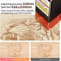 Langere Ray5 Mini Model RAY5-mini-2.5 Draagbare Hoge-Snelheid DIODE Lasergraveermachine/-snijmachine 5x5x5 Inch 4 Lbs Hout Metaal Gravure