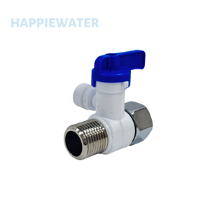 Nhựa nhanh chóng nối nước Phụ kiện thức ăn nước van <span class=keywords><strong>Adapter</strong></span> 1/4 "<span class=keywords><strong>3</strong></span>/8" Ống 1/2 ''<span class=keywords><strong>3</strong></span>/8'' chủ đề cho máy lọc nước & lọc - Product Image 2