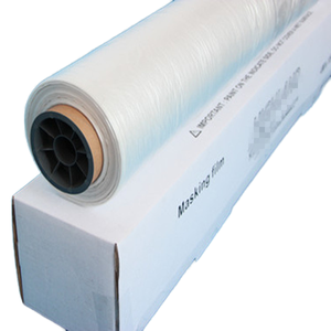 Film de masquage souple anti-humidité pour peinture automobile Body Shop, film plastique enroulé de 300 m pour moulage par soufflage, modèle ASMF-41587 AOS - Product Image 1