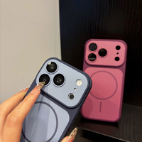 Coque de téléphone magnétique pour iPhone 18, effet peau mate, en TPU, protection de l'appareil photo, compatible avec iPhone 18, 17, 16 Pro Max