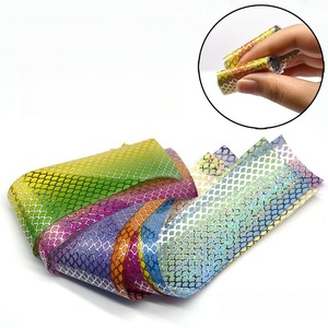 Matériel de leurre 4x20CM en gros pour la fabrication de leurre, imitant le <span class=keywords><strong>film</strong></span> d'écailles de poisson, non collant, matériel de bricolage d'appâts de pêche - Product Image 5