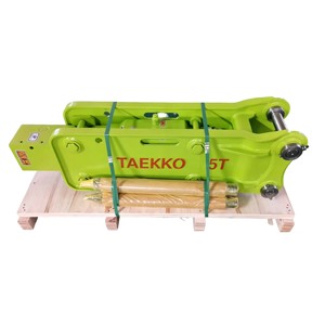 Martillo Hidráulico TAEKKO TK15G 42CrMo de Tipo Superior para Cilindro, Adecuado para Excavadoras de 12-18T, para Demolición de <span class=keywords><strong>Asfalto</strong></span> - Product Image 3
