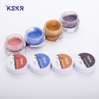 KEKR Dental Glaze & Stain Paste Kits (18 Pasta + 2 Cairan) Bahan Manual Zirconia Dental Lab Cad Cam