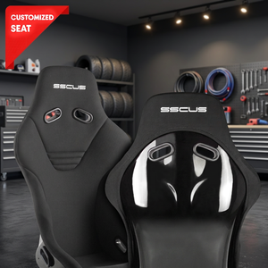 Siège baquet aérodynamique SSCUS |   Monza 424 Tissu et FRP |   Siège auto léger pour la performance sur circuit |   Malaisie - Product Image 1