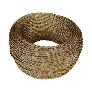 2 cables de color Vintage Twist tela trenzada <span class=keywords><strong>Cable</strong></span> de luz <span class=keywords><strong>Cable</strong></span> eléctrico <span class=keywords><strong>textil</strong></span> - Product Image 6