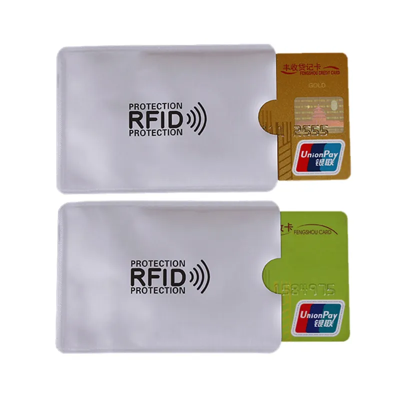 الائتمان ID حامل بطاقة بطاقة كم وقائي كم rfid rfid حجب الأكمام