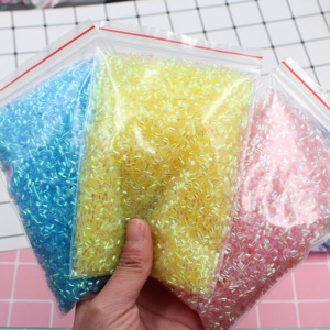 Perles en tube de slime PET souples 20g/sac, breloques multicolores, perles Bingsu pour loisirs créatifs, décorations et accessoires - Product Image 2