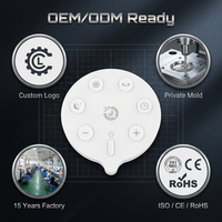 Control Remoto Inalámbrico Redondo Personalizado OEM ODM, Automático, de Plástico, con Alcance de 20m, para Enfriador de Aire y Ventilador de Circulación