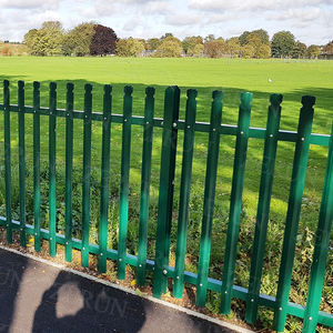 Clôture en acier galvanisé <span class=keywords><strong>d</strong></span>'<span class=keywords><strong>occasion</strong></span> pour chantiers de construction, modélisation 3D incluse - Product Image 3