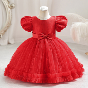 Vestiti per neonati per bambini vestiti rosa per festa di primo compleanno per <span class=keywords><strong>bambina</strong></span> abito formale per cena di natale adatto per bambini 0-3 anni - Product Image 2