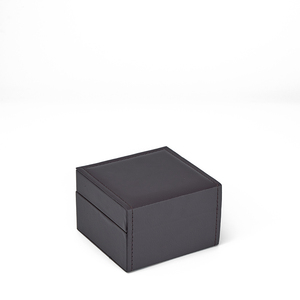 Boîte de Présentation de Montre Noire de Luxe Boîte d'Emballage Cadeau pour Montre avec Logo Personnalisé Étui de Rangement en Cuir PU pour Montres - Product Image 4