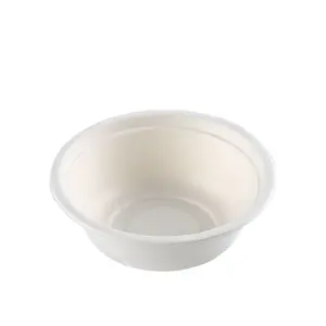 Bols à emporter biodégradables, pièces, nouveau matériel de table <span class=keywords><strong>jetable</strong></span>, bols à emporter, emballage de sucre, pâte chimique, pâte <span class=keywords><strong>blanche</strong></span> - Product Image 1