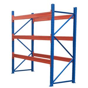 OEM מחסן אחסון מערכת תעשייתית חומר טיפול כבד החובה לערום פלדת מתכת קרן מתלה מזרן - Product Image 1