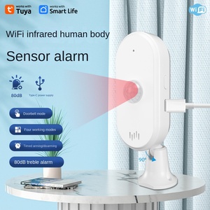Tuya wifi không dây ABS hồng ngoại Detector PIR cơ thể con người cảm biến báo động với 3-6m phạm vi phát hiện và 80dB âm thanh báo động - Product Image 2