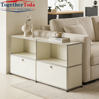 Casier de rangement modulaire moderne pour salon et chambre à coucher