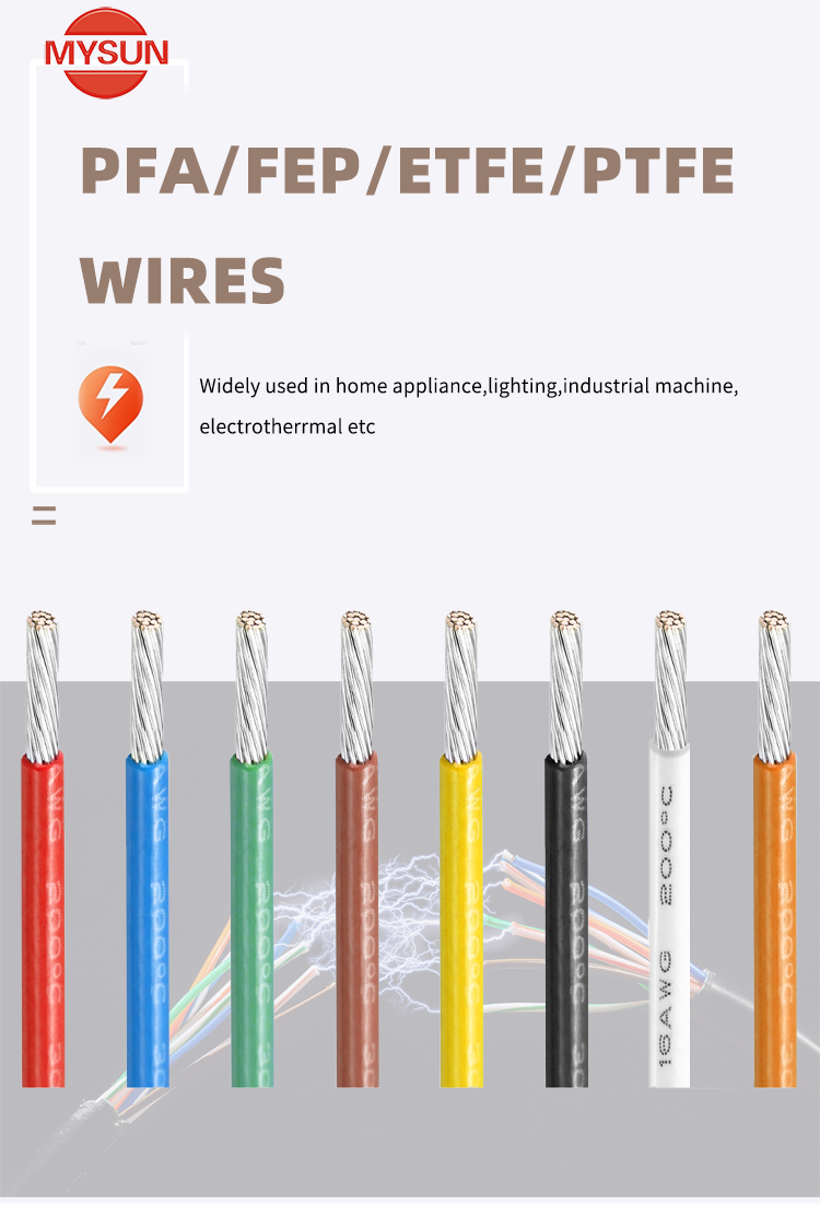 UL1333 FEP Coated High Voltage Electrical Wire Tinned Copper For Heater