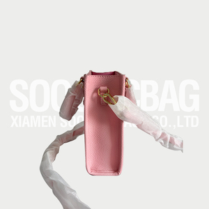 Robe Soochic personnalisée de haute qualité en cuir de galets végétalien mini sac à main sac à main sac à main avec bûche en métal et sangle amovible - Product Image 5