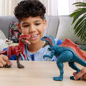Figurine de <span class=keywords><strong>dinosaure</strong></span> articulée Mattel Officielle <span class=keywords><strong>Jurassic</strong></span> <span class=keywords><strong>World</strong></span> - Série Grande Taille à Changement de Couleur et de Couleurs - JKN04 - Jouet Son et Lumière - Product Image 4